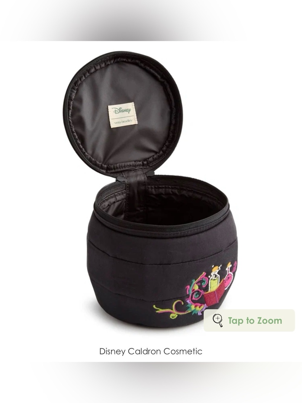 Vera Bradley Disney Hocus Pocus Caldron Cosmetic Bag - Picture 3 of 7
